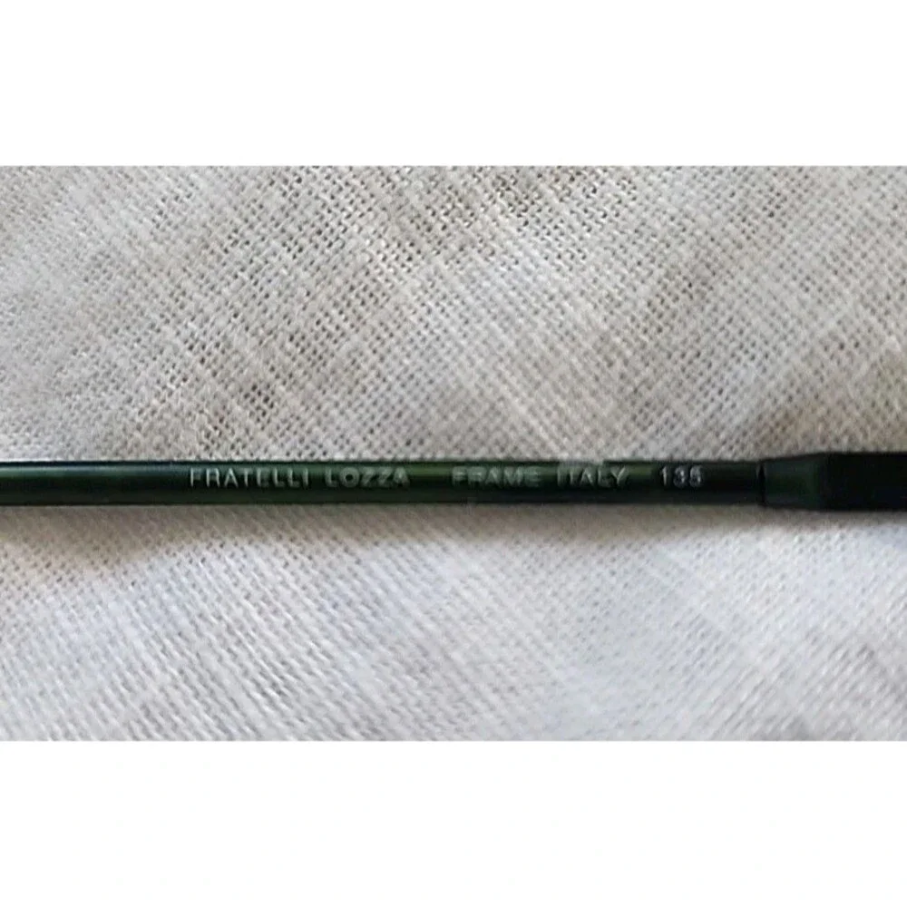 Fratelli Lozza Eyeglasses Frame Plymouth Round Metal 49-19 135 Green Ivy Italy